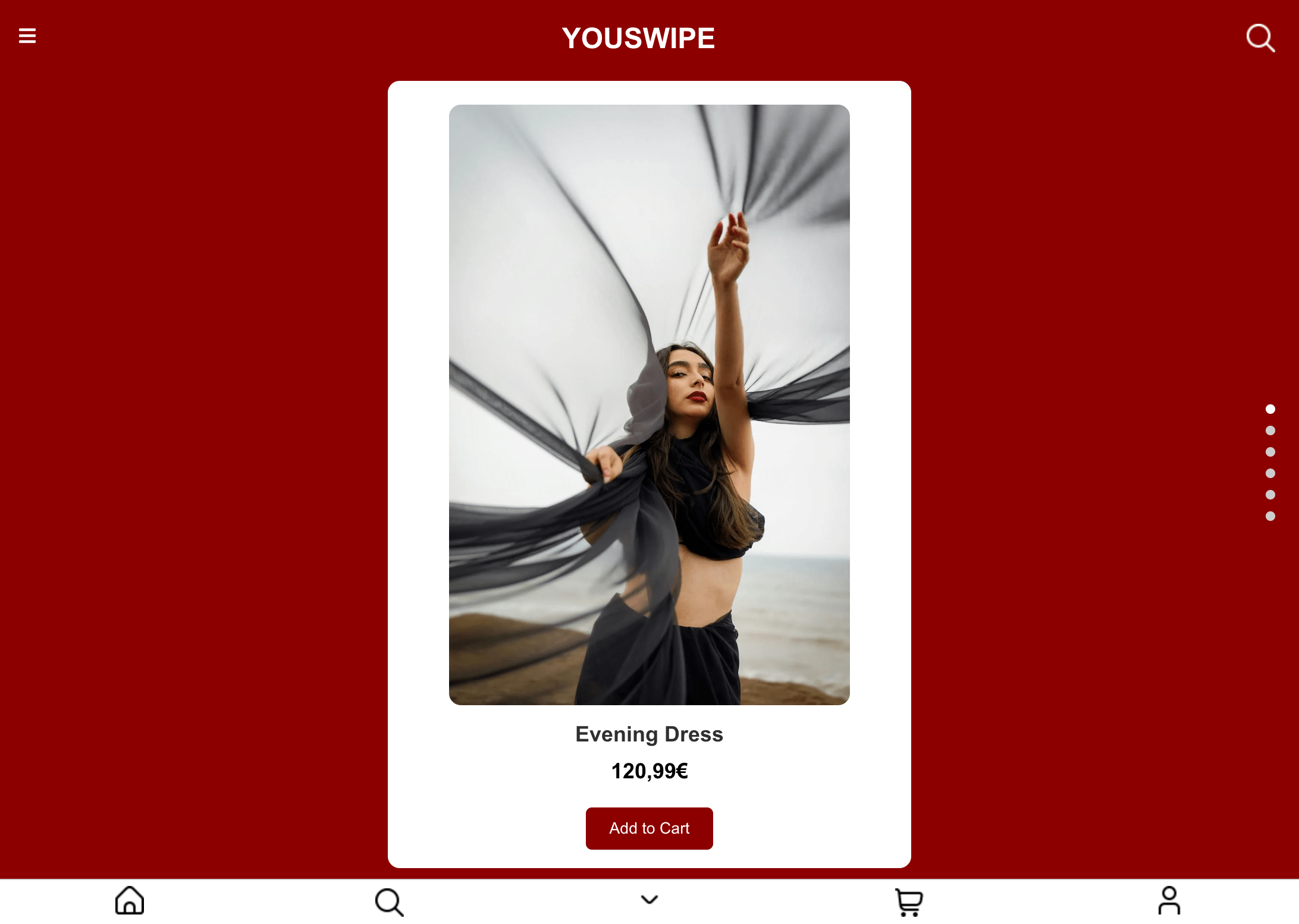 Online-Shop für Kleidung im TikTok-Stil