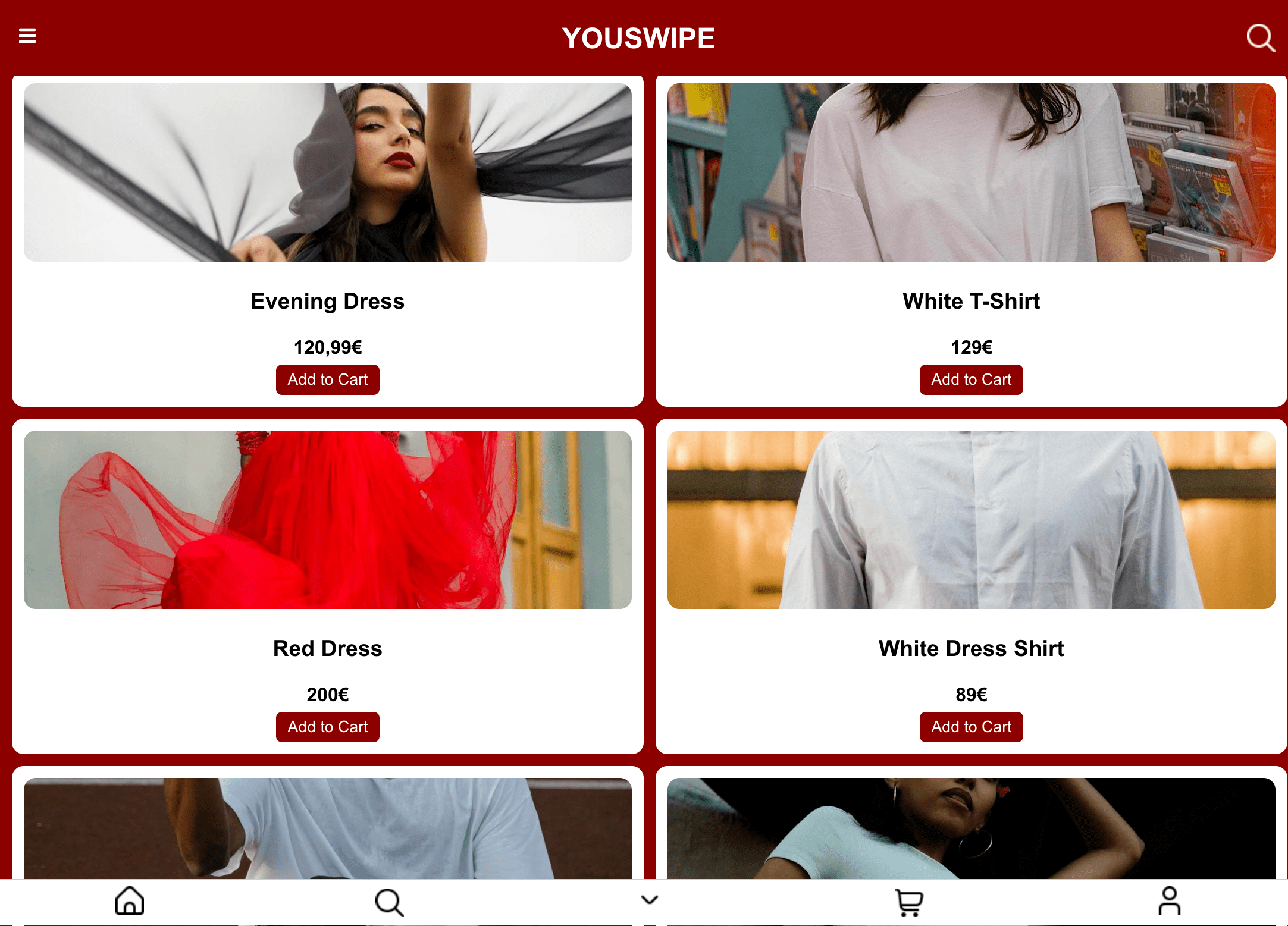 Online-Shop für Kleidung - Stilvoller Shop mit benutzerfreundlicher Navigation